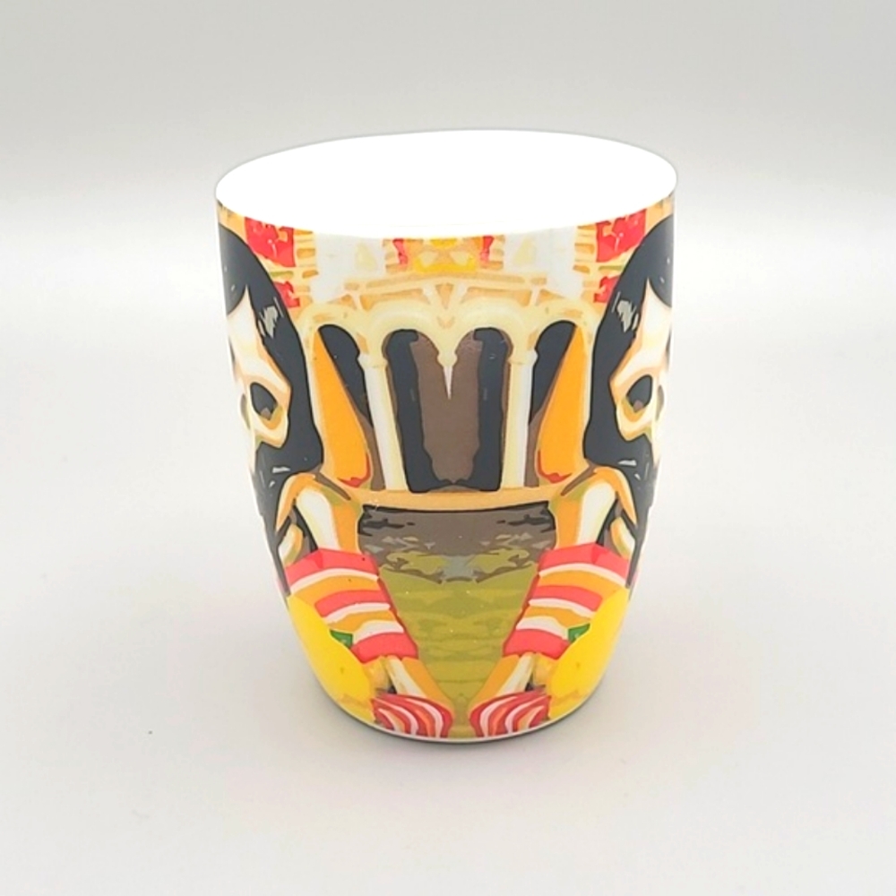 Trentino Day of the Dead Colorful Skull Mug - Picture 2 of 5